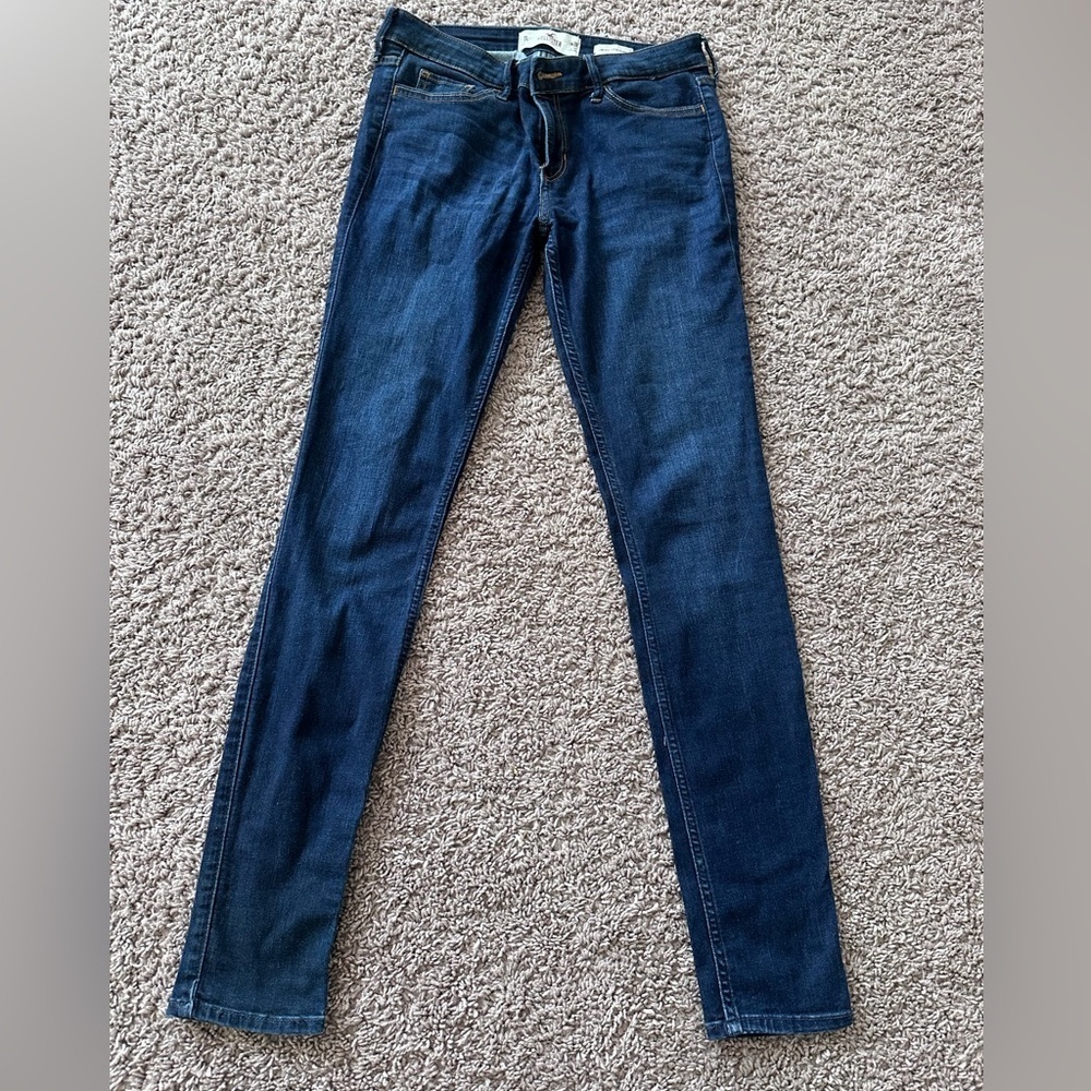 Preloved Hollister Dark Blue Skinny Jeans